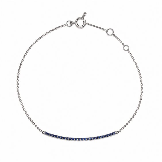 Pulsera Crivelli Mujer in Oro blanco Zaffiro blu 0.24 Ct 370-XB2591 - 370-XB2591